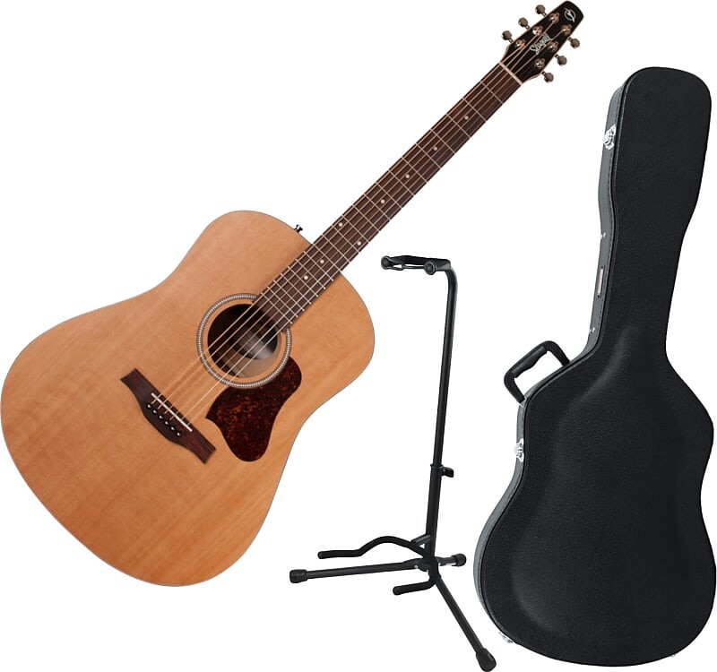 

Акустическая гитара Seagull S6 Original Dreadnought Acoustic Guitar, Natural w/ Hard Case and Stand