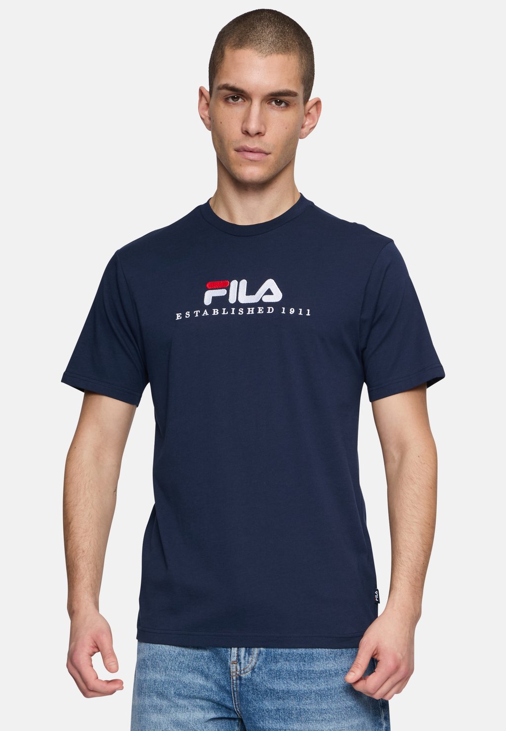 

Футболка с принтом BRILL Fila, синий