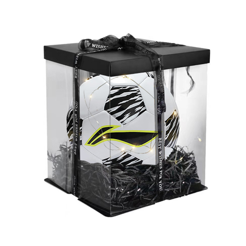 

LINING Размер 4 5 футбольный мяч TPU машинной строчки унисекс black white