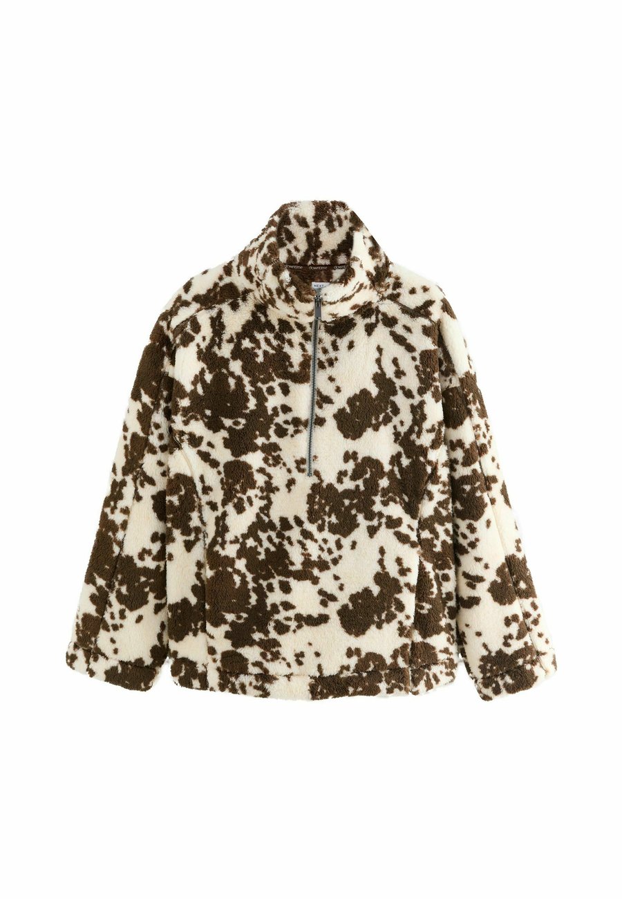 

Джемпер Next Fleece jumper, Cow/Brown