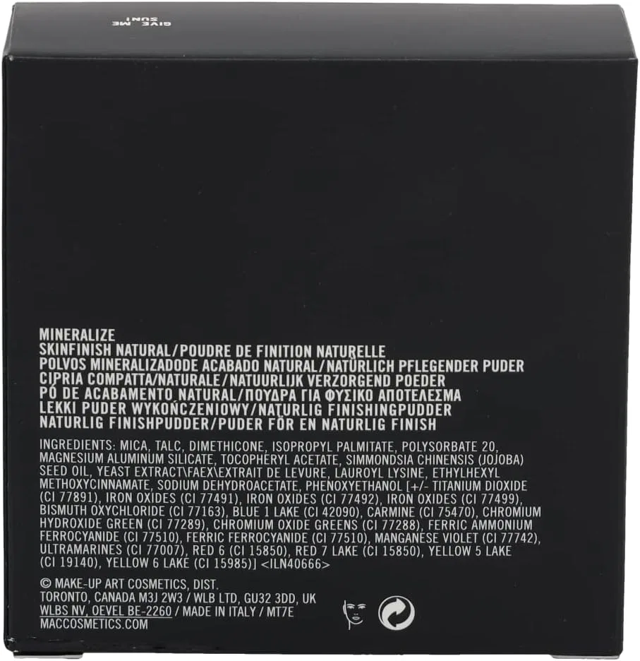 Пудра рассыпчатая минеральная MAC Mineralize Skinfinish Natural, оттенок Give Me Sun!, 9.9 г — фото 4