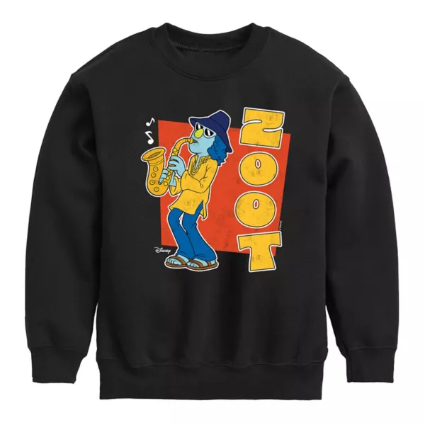 

Флисовая толстовка «Маппеты» для мальчиков 8–20 лет Electric Mayhem Zoot Disney, черный