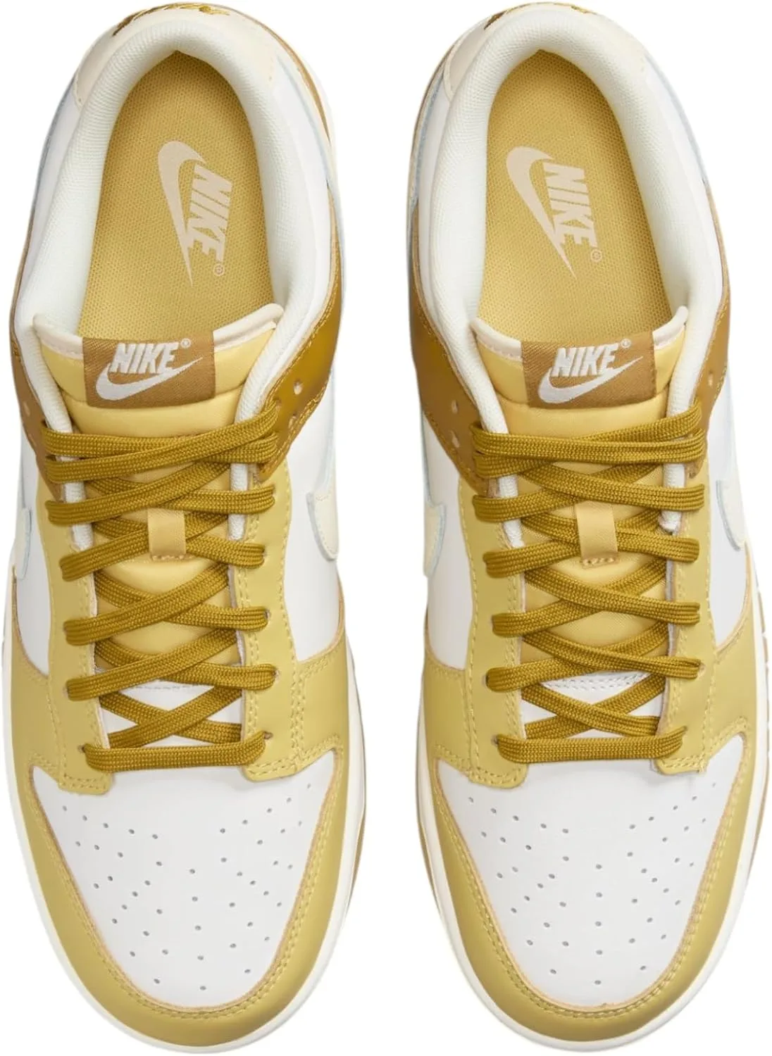 Мужские скейтбордистские кроссовки Nike Dunk Low Retro, белый/бежевый/слоновая кость — фото 4