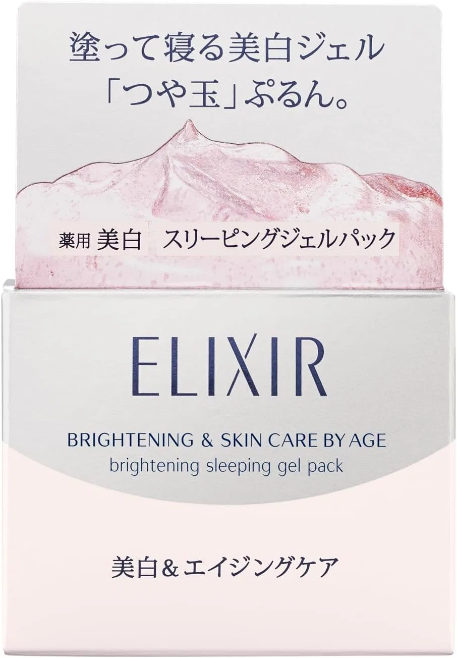 Осветляющая ночная гель-маска Elixir Brightening Sleeping Gel Pack, 105 г, аромат аква-флора — фото 3