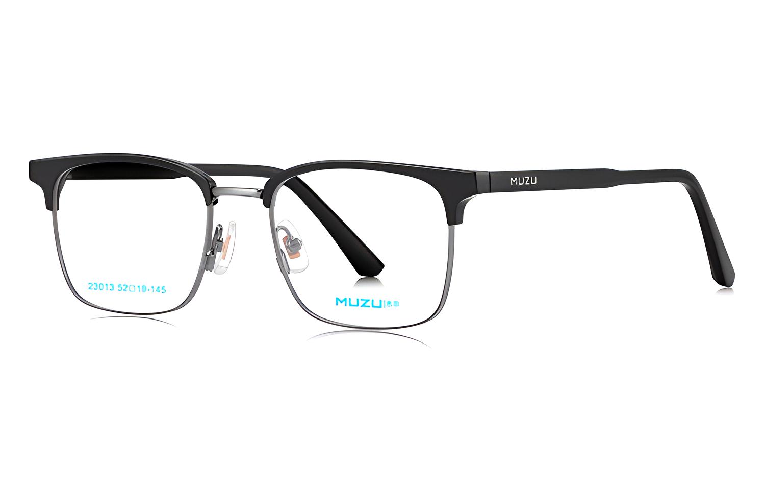 

MUZU Мужские очки для зрения, Versatile Black | Gunmetal-C22