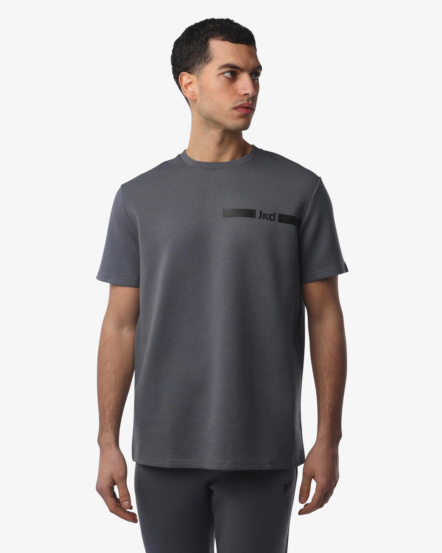 

JAKED Темно-серая синтетическая фитнес-толстовка для мужчин