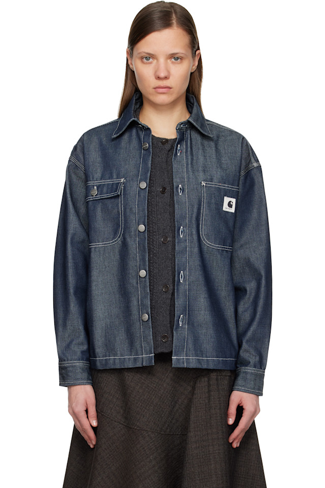 

Джинсовая куртка Louis Carhartt Work In Progress, синий