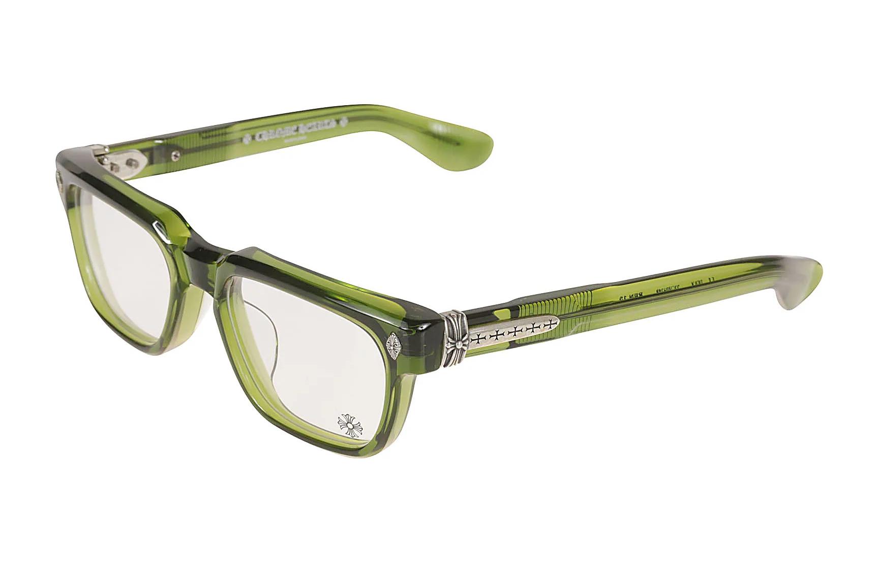 

Chrome Hearts Унисекс очки с зелеными линзами, Green