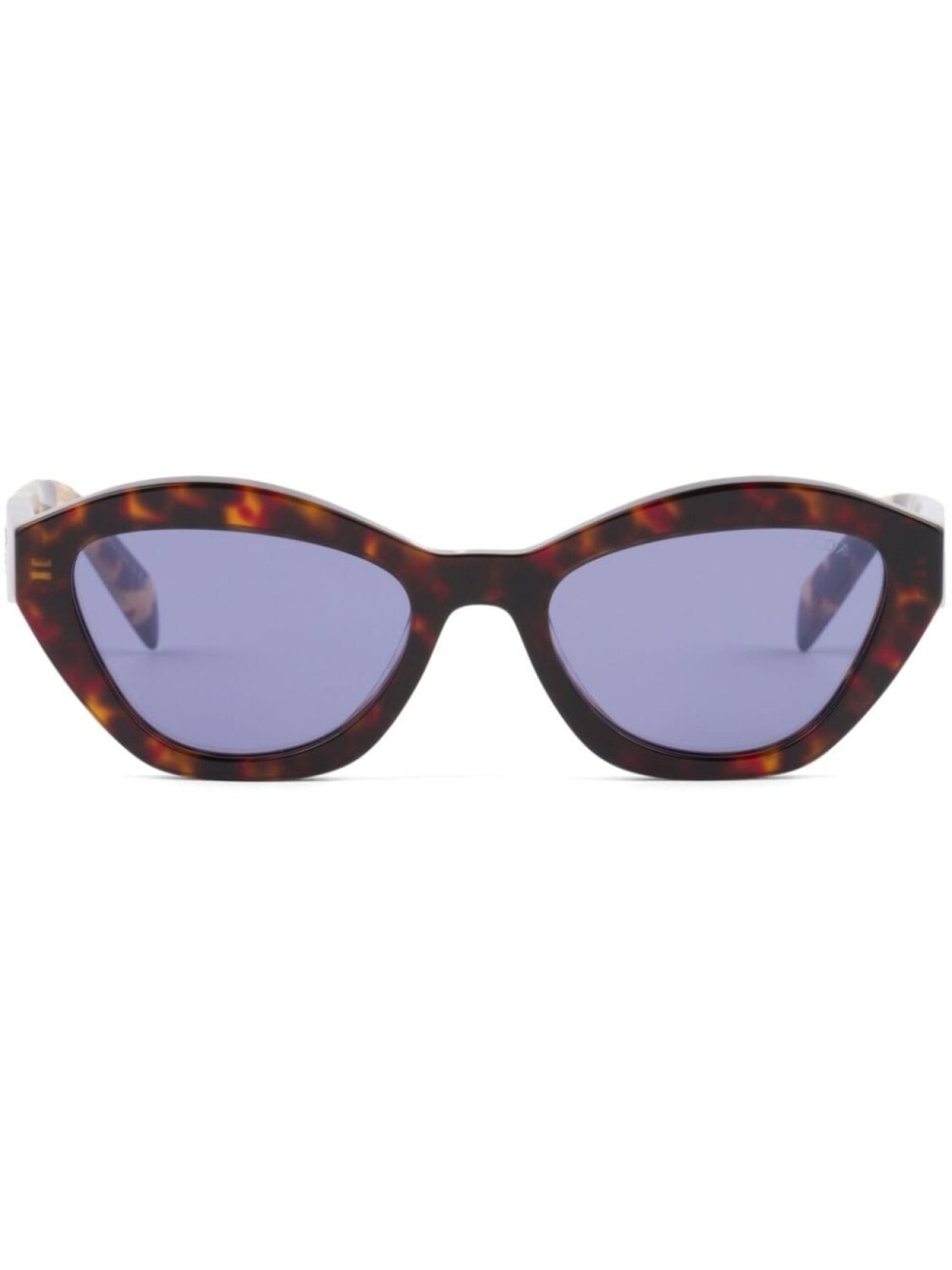 

Prada Eyewear солнцезащитные очки в оправе 'кошачий глаз', коричневый