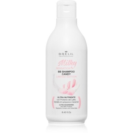 

Brelil Professional Шампунь Bb Milky Candy - Nutriente Intenso для всех типов волос, 250 мл