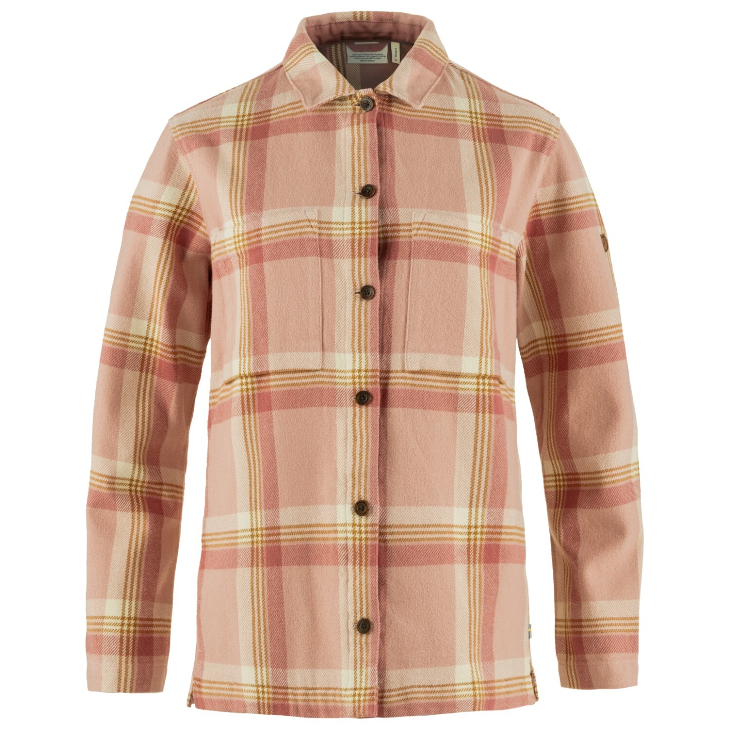 

Рубашка Fjällräven Singi Flannel Overshirt, цвет Chalk Rose/Dusty Rose