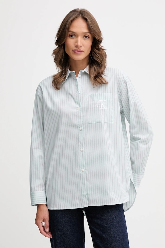 

Рубашка Calvin Klein Jeans, зеленый