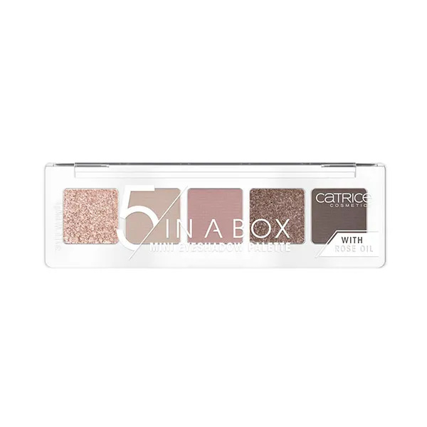 

Мини-палитра теней для век 5 In A Box Mini Paleta Catrice, цвет soft rose look