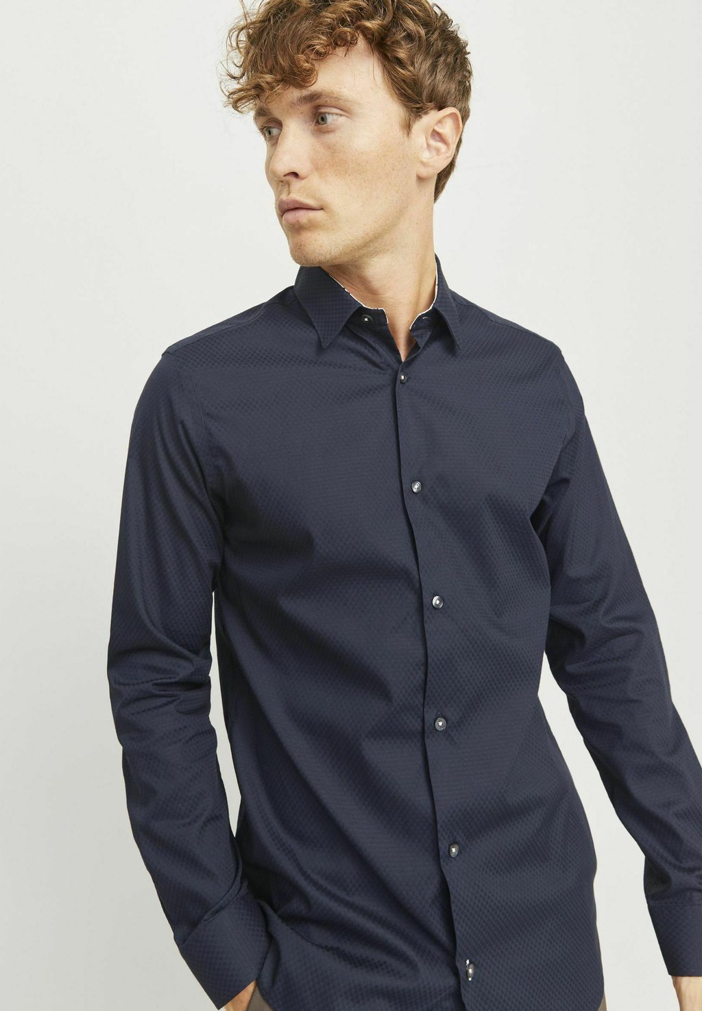 

Рубашка KOMFORT FIT Jack & Jones PREMIUM, темно-синий