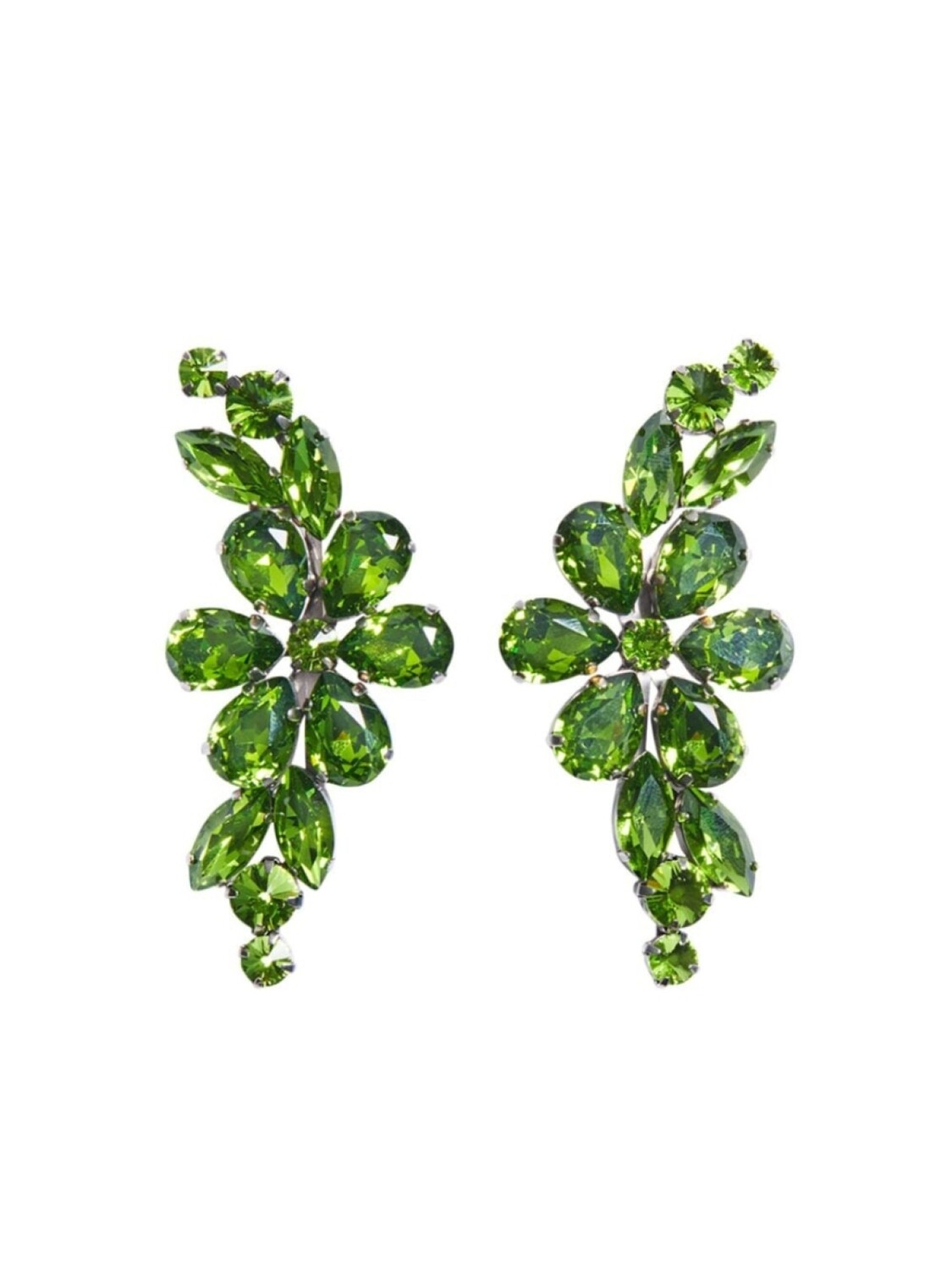 

Серьги Floral Crystal Simone Rocha, зеленый