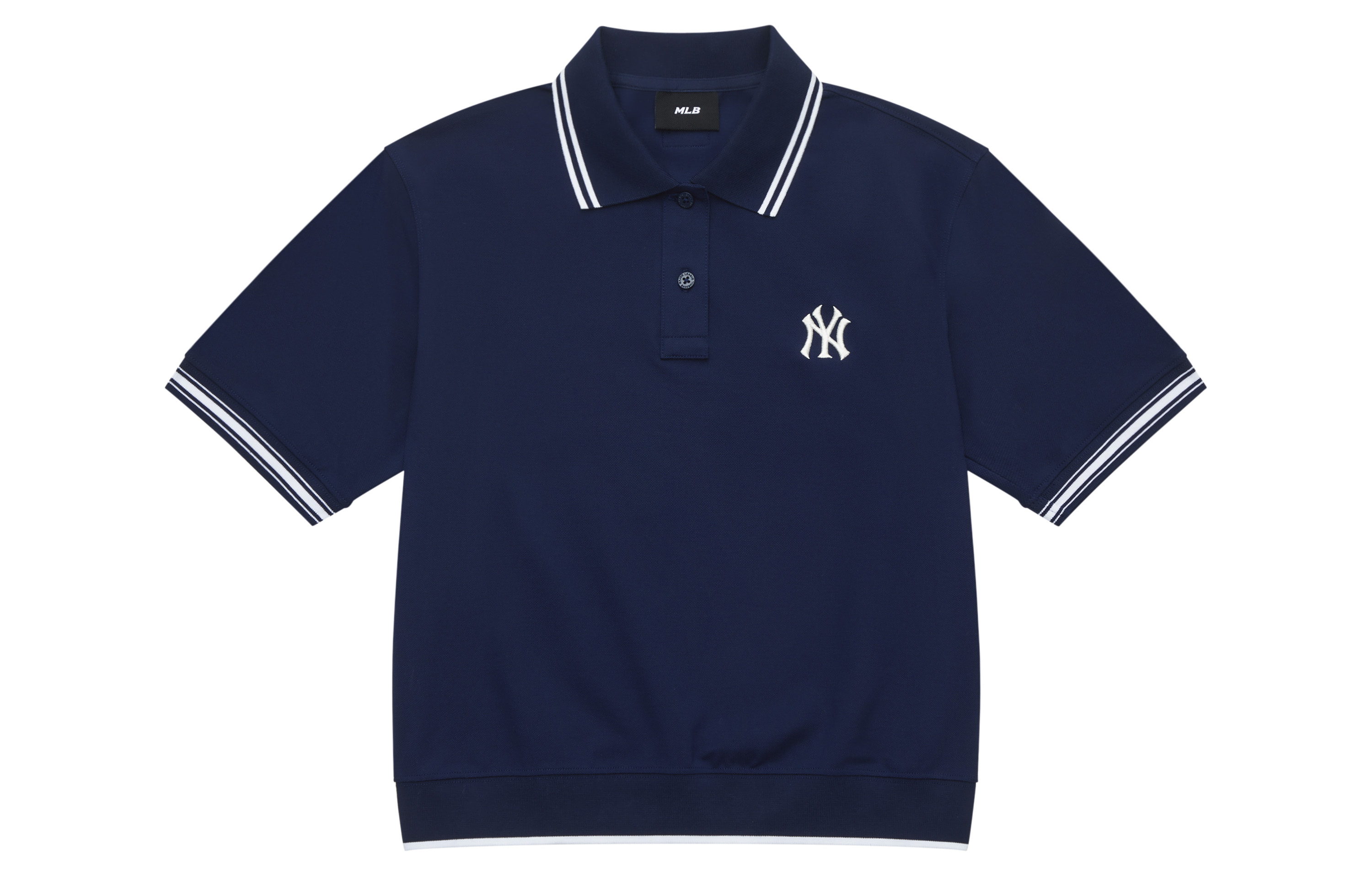 

MLB Женская футболка-поло New York Yankees Basic Logo SS24, темно-синяя