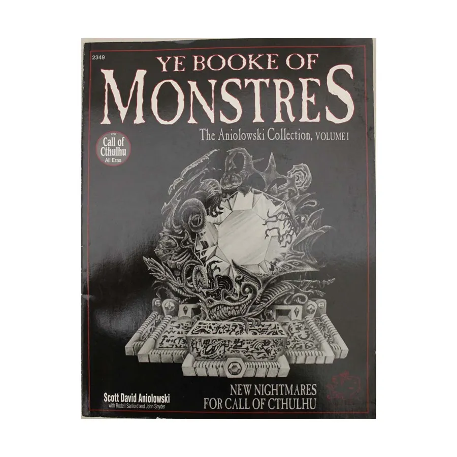 

Ye Booke of Monstres #1, Call of Cthulhu - Rule, Source & Supplement Books (Chaosium 1st-5.5 Editions), мягкая обложка