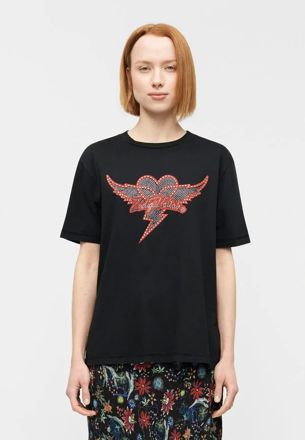 

Футболка с принтом «сердце и крылья» от эдвина Zadig & Voltaire, Black, Черный, Футболка с принтом «сердце и крылья» от эдвина Zadig & Voltaire, Black