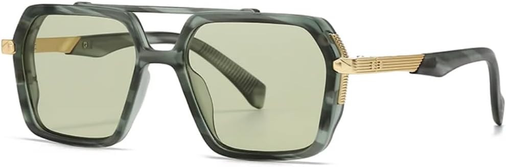 

Солнцезащитные очки с защитой UV400 | Двойная перемычка, большая оправа, градиентные линзы | для женщин и мужчин, для занятий спортом на открытом воздухе и вождения DSVIGF, Green