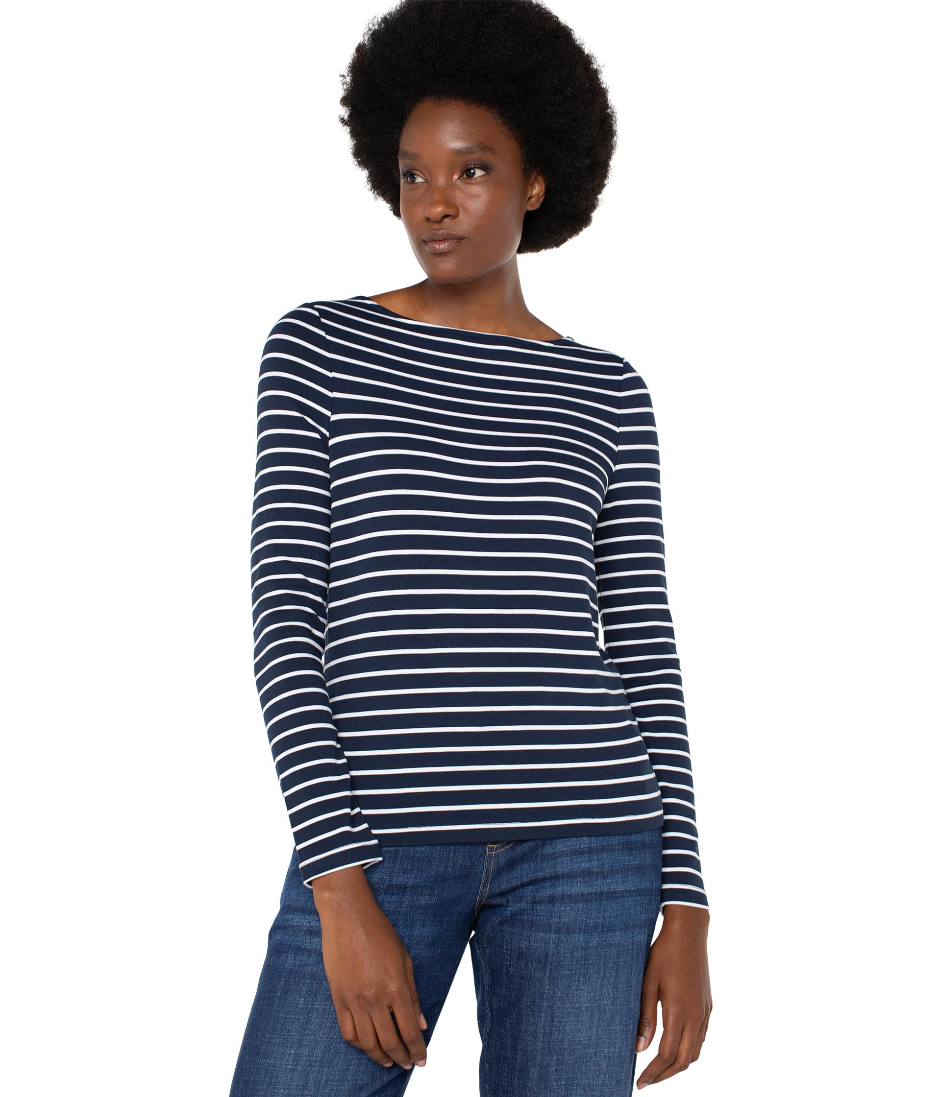 

Топ Liverpool Los Angeles Long, цвет Dark Navy/White/Stripe