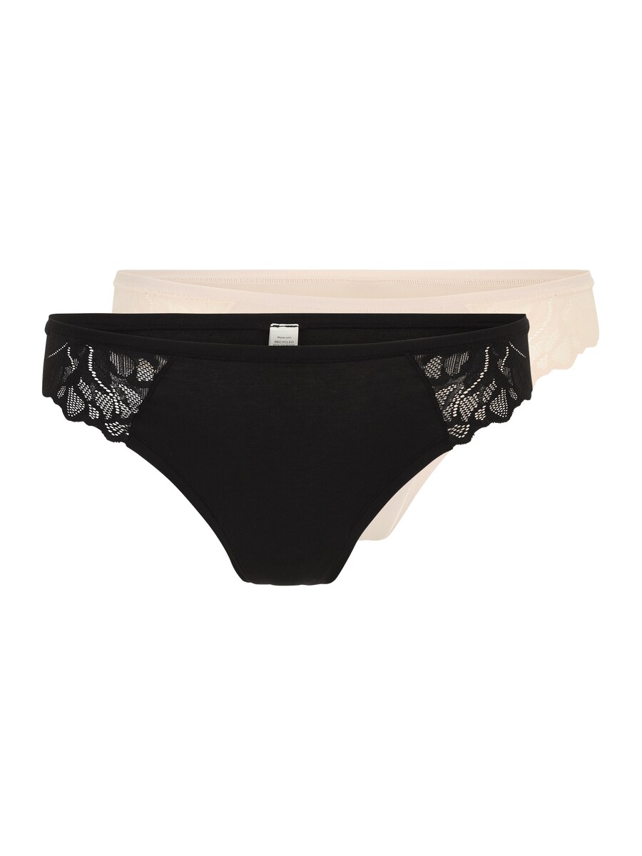 

Стринги Lindex Blenda, цвет Light beige/Black