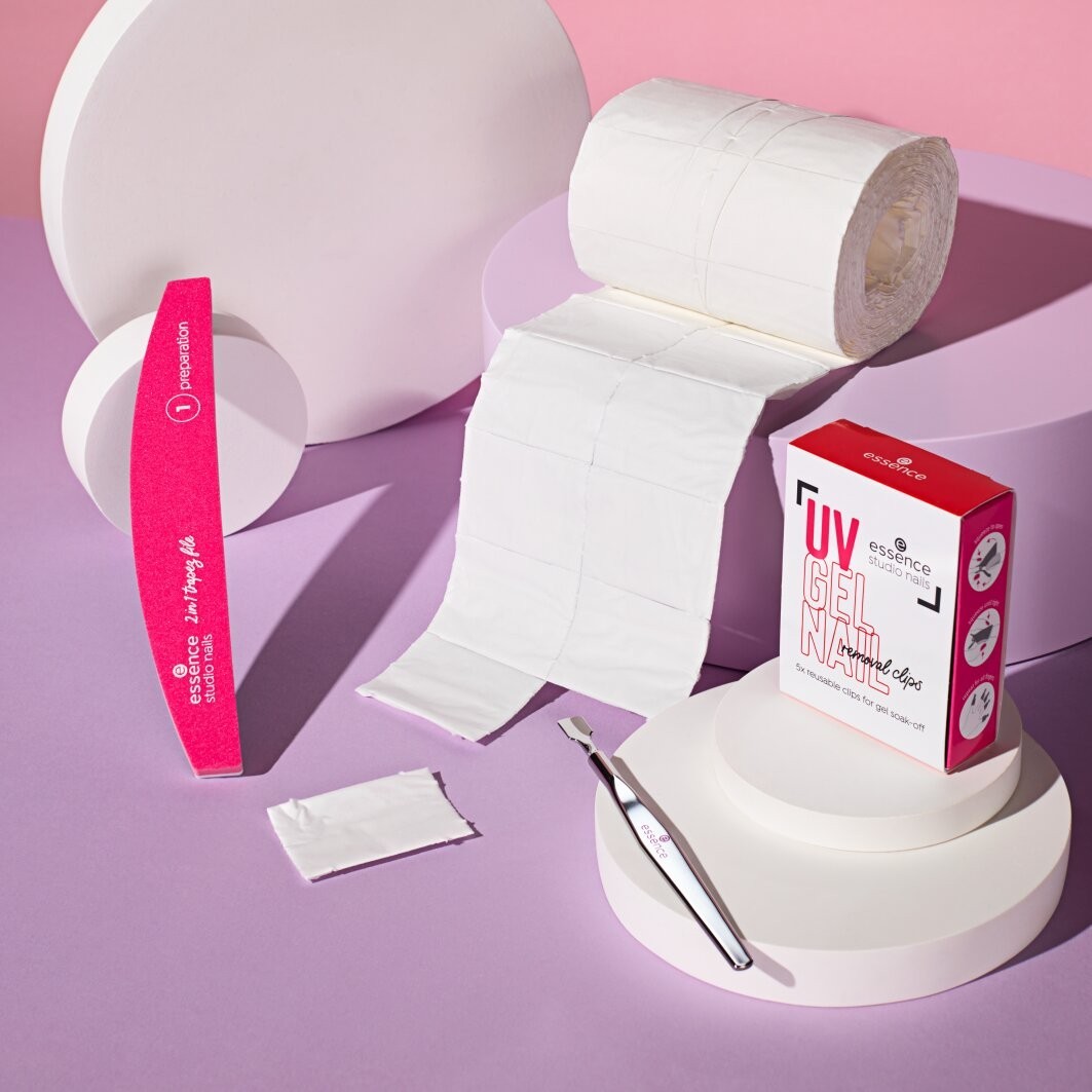 Пилочка для ногтей studio nails uv gel nail 2 in 1 trapez file Essence, количество 1 шт. — фото 3