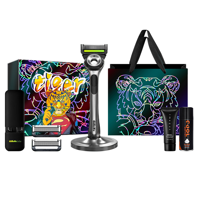 

Бритва Aurora Manual Razors с 5-слойным нано-лезвием и магнитной подставкой Gillette