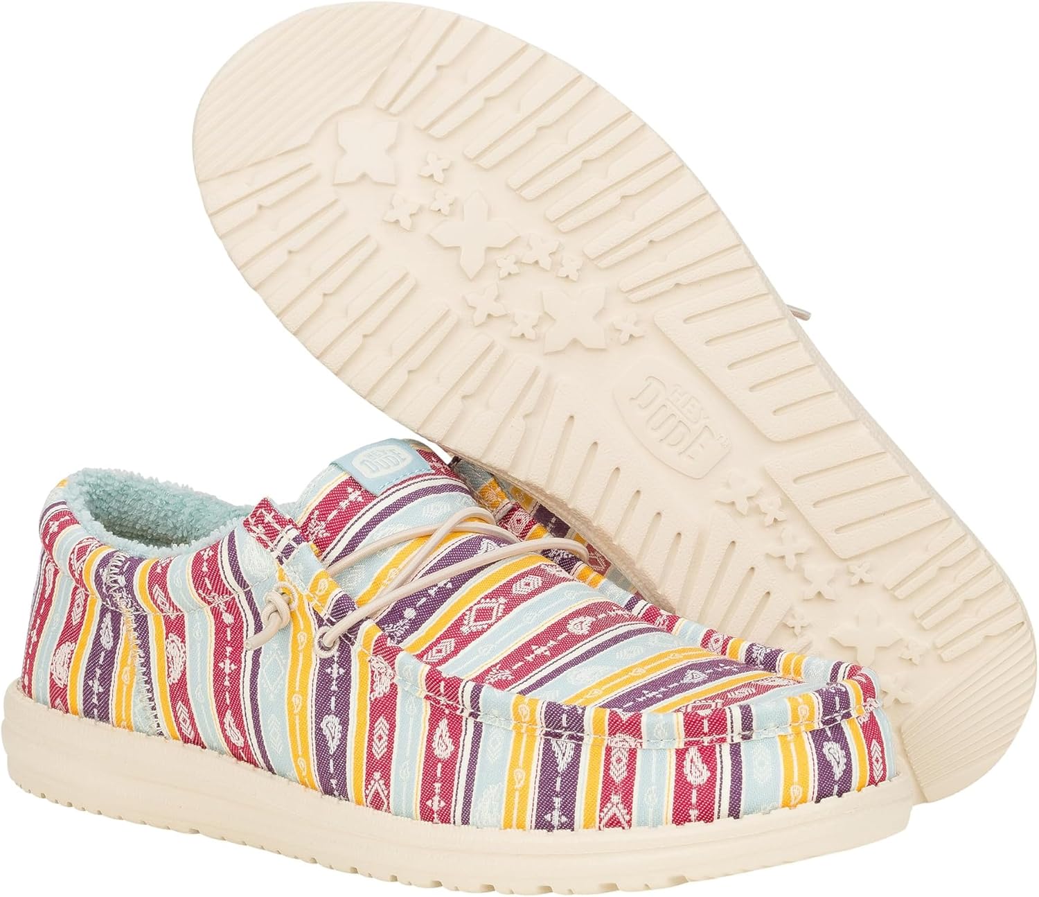 

Туфли-лоферы HEYDUDE Wally Funk Surf Blanket, мультиколор