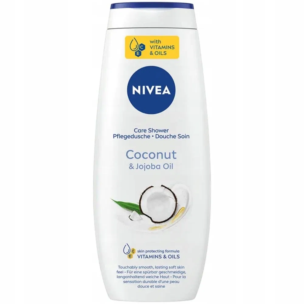 Увлажняющий гель для душа NIVEA Coconut & Jojoba Oil 500 мл, 3 шт. Nivea