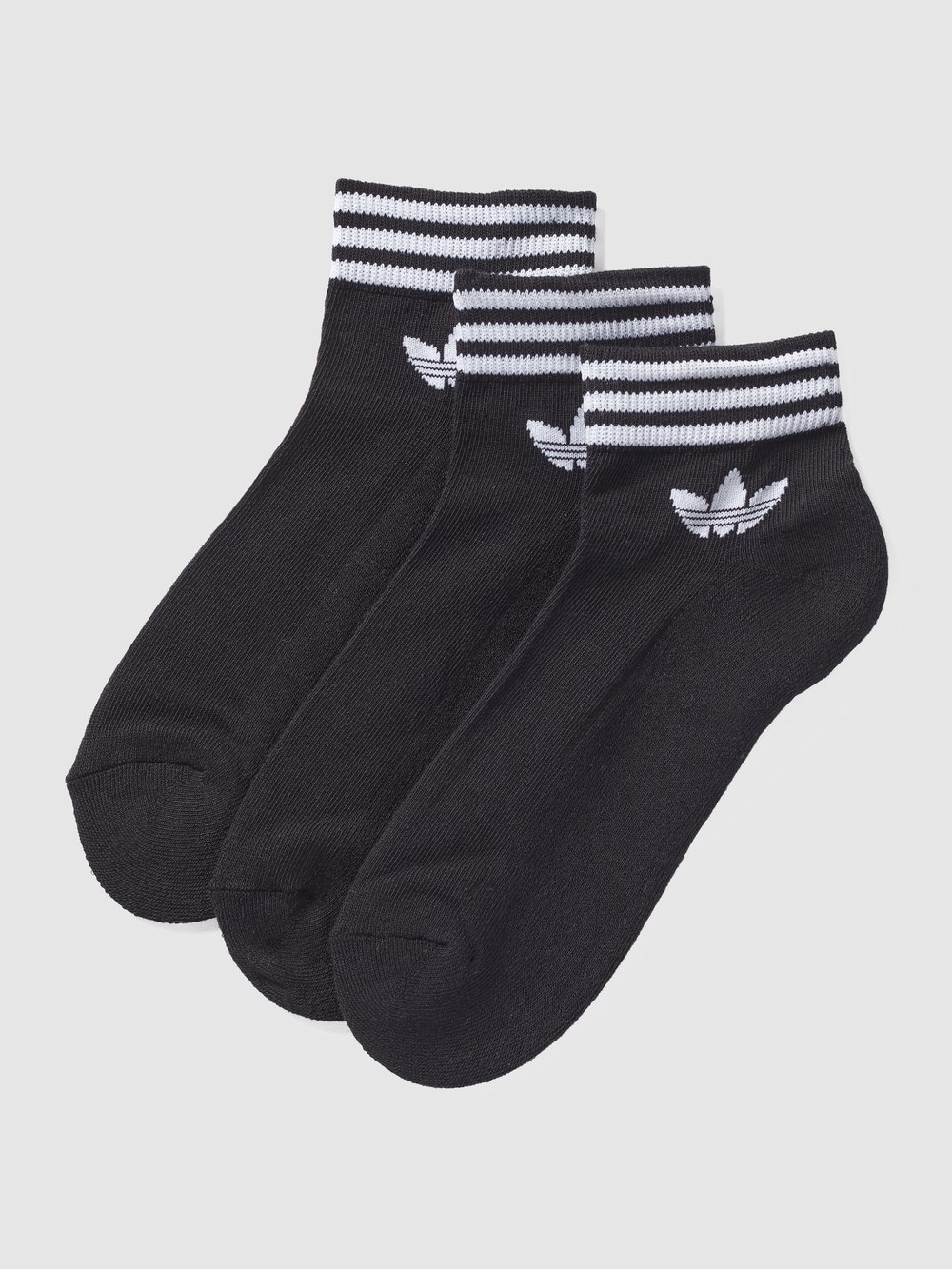 

Носки-кроссовки из эластичной хлопковой смеси в упаковке по 3 шт adidas Originals, черный