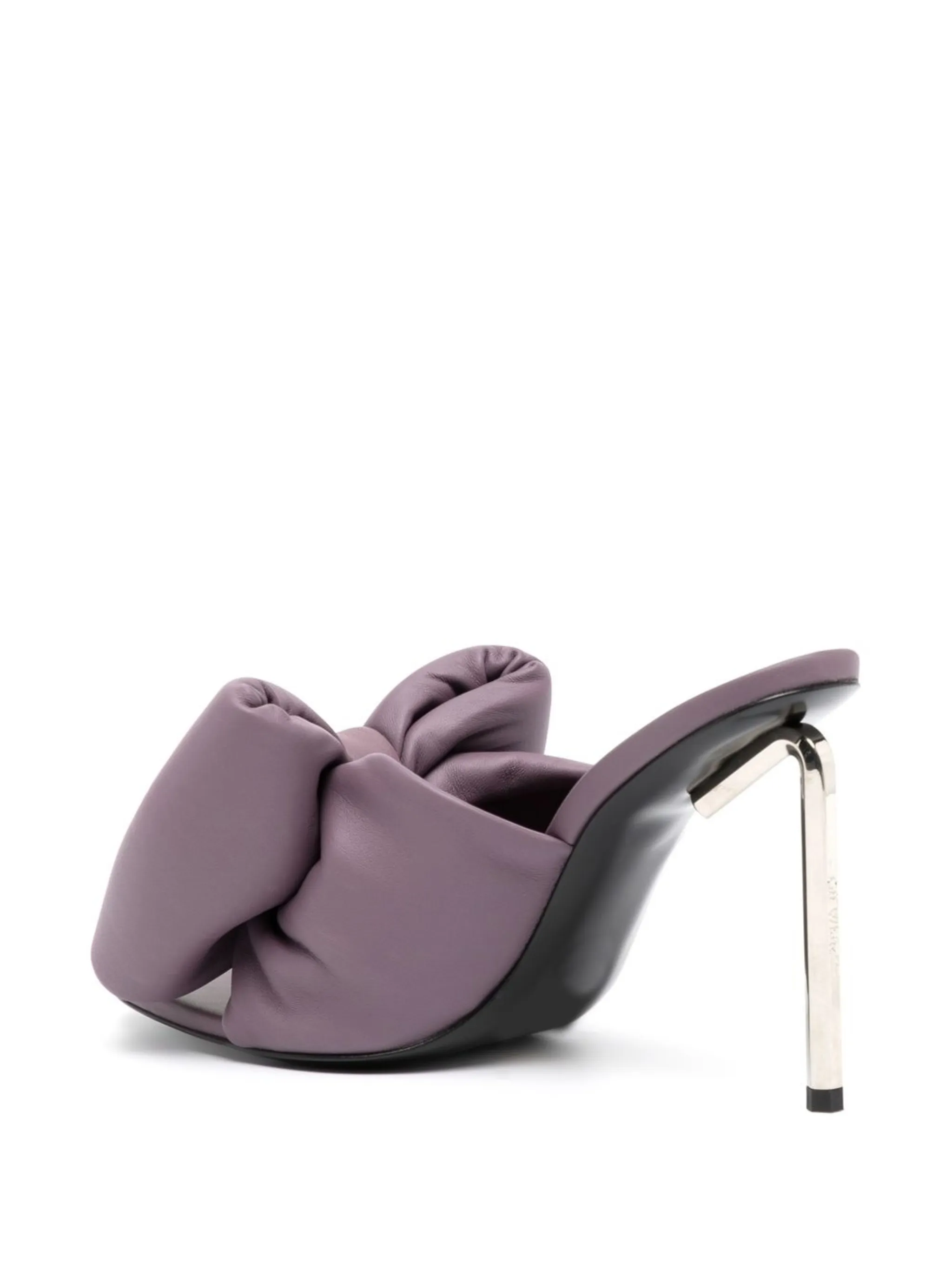 Босоножки Allen на шпильке Off-White, фиолетовый — фото 3