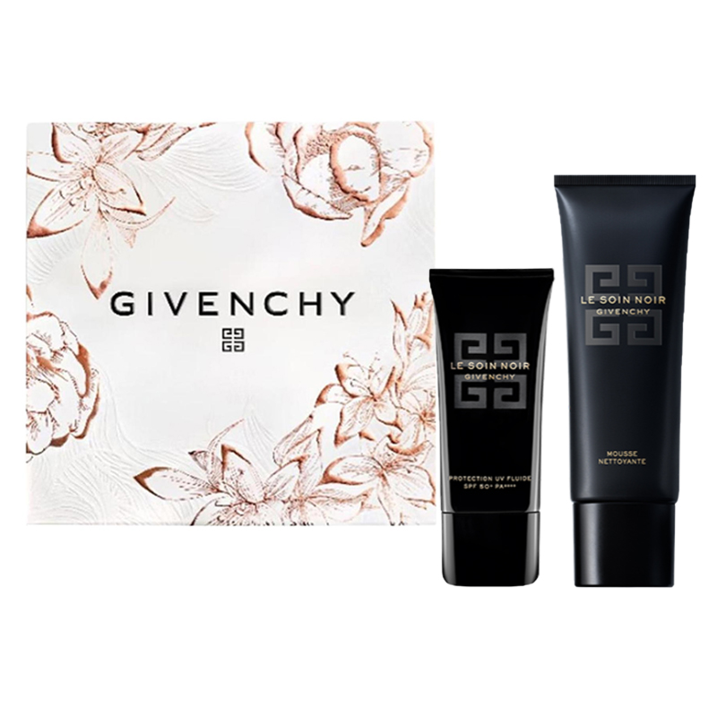 Givenchy Набор для ухода за кожей Black Essence с очищающим средством для защиты от солнца, очищение и освежение, 30 мл + 125 мл / 12 г + 125 мл — фото 2
