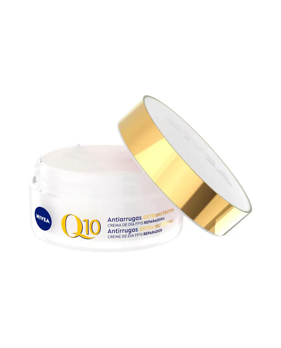 Крем для лица SPF15 NIVEA Дневной Q10 Power Экстра Питательный Анти-купероз — фото 2