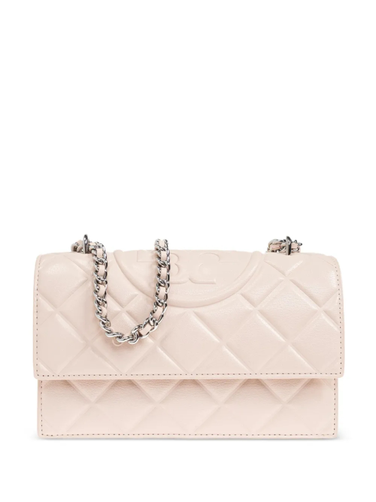 

Сумка через плечо из стеганой кожи Fleming Tory Burch, розовый