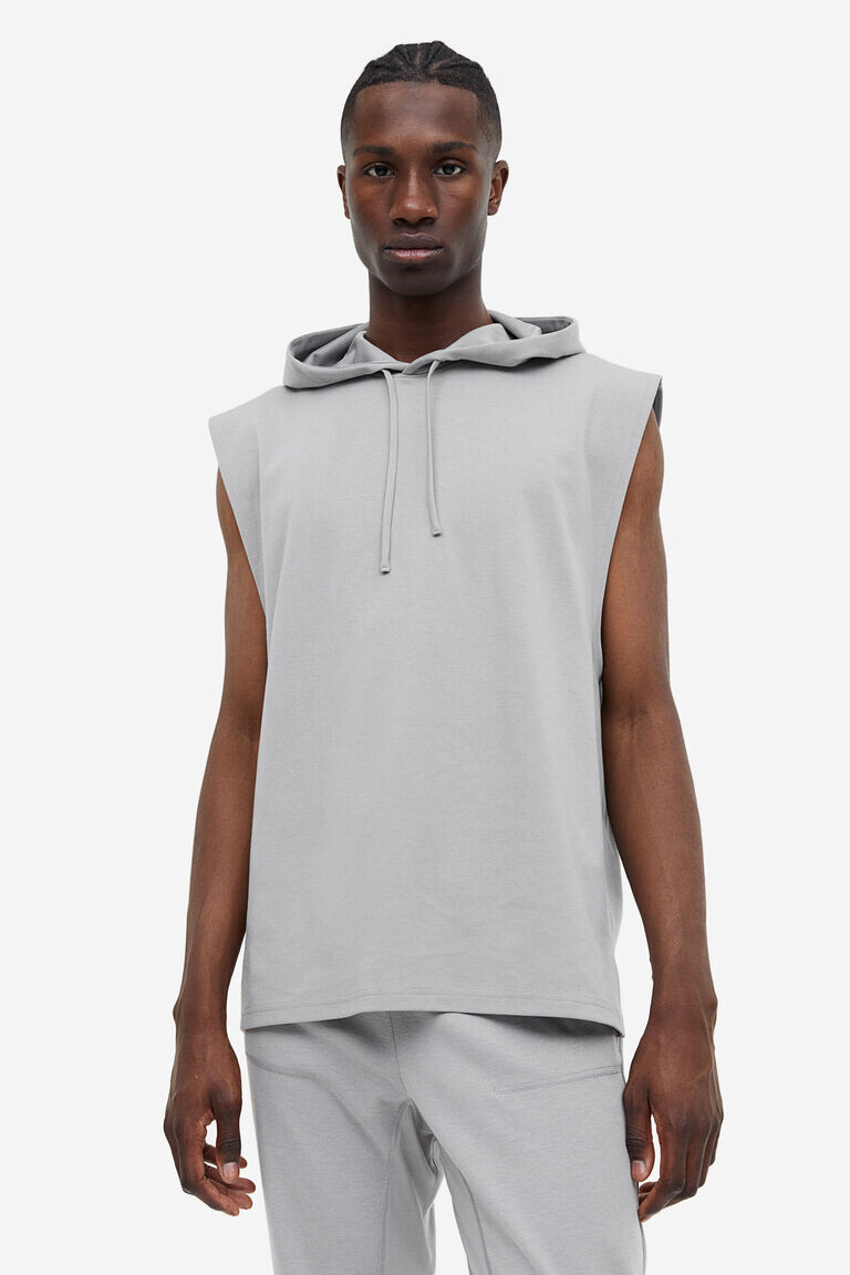 

Спортивная толстовка drymove без рукавов H&M, серый