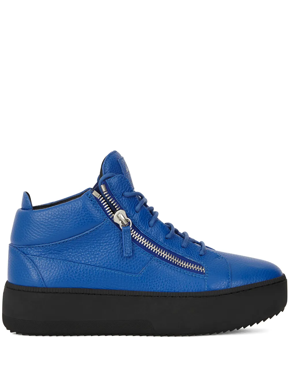 

Кроссовки Kriss из зернистой кожи Giuseppe Zanotti, синий