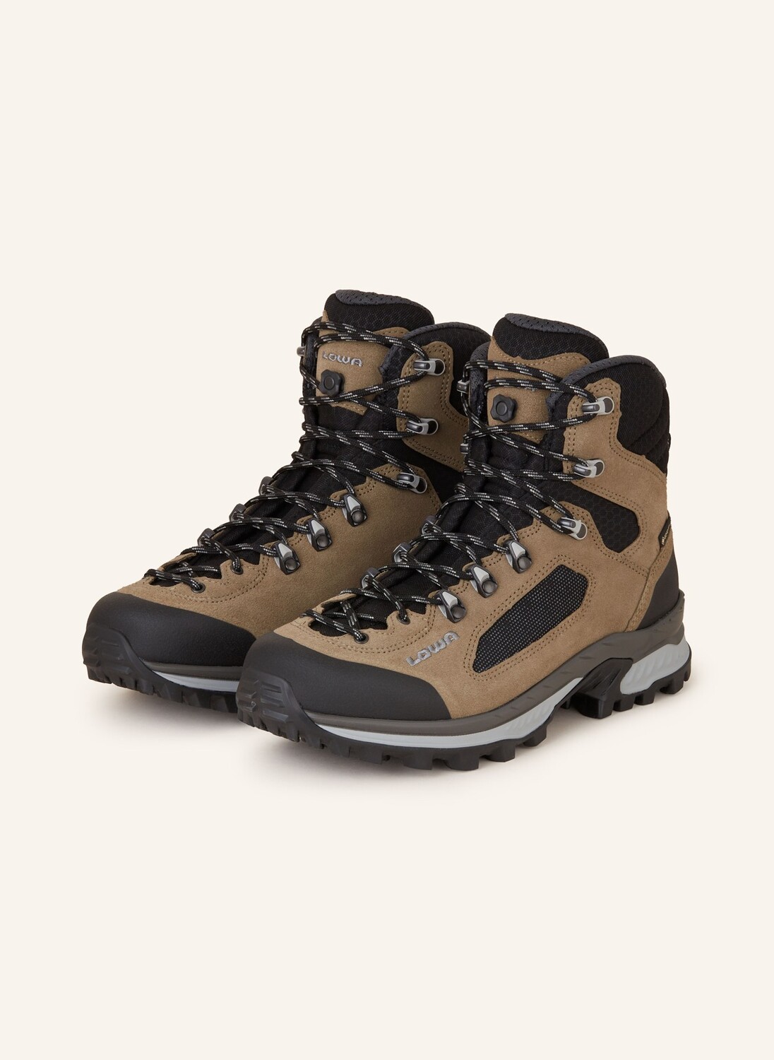 

Треккинговые ботинки corvara gtx mid LOWA, цвет KHAKI/SCHWARZ