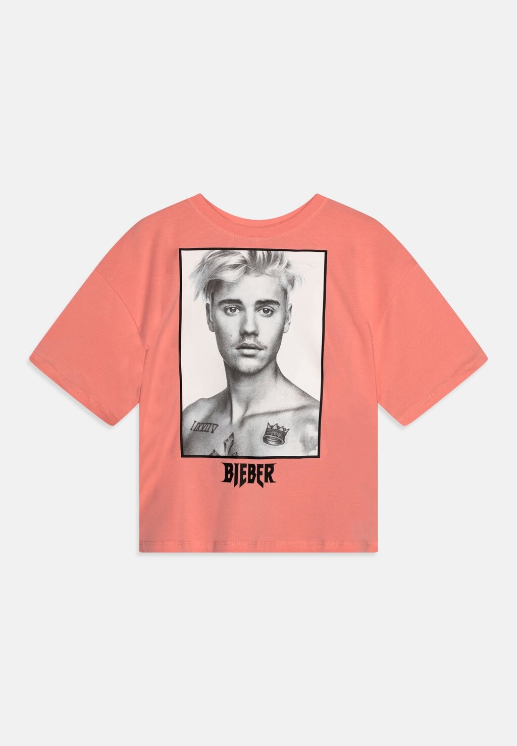 

Футболка с принтом Nkfjabb Justinbieber Boxy Name it, цвет murex shell