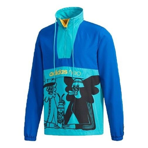 

Ветровки нео унисекс радио w anork ветровка Adidas, синий