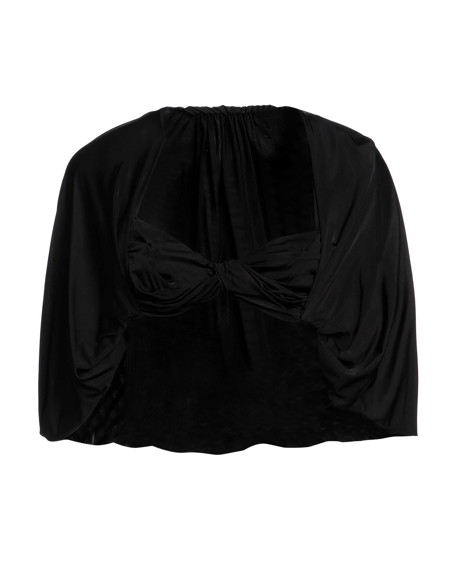 

Кроп-топ Saint Laurent, черный