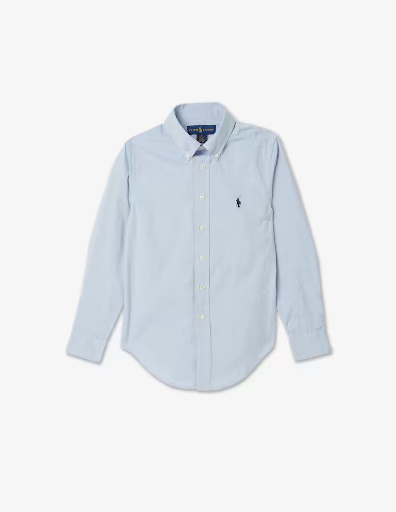 

Рубашка индивидуального кроя с длинными рукавами - синяя Polo Ralph Lauren, синий