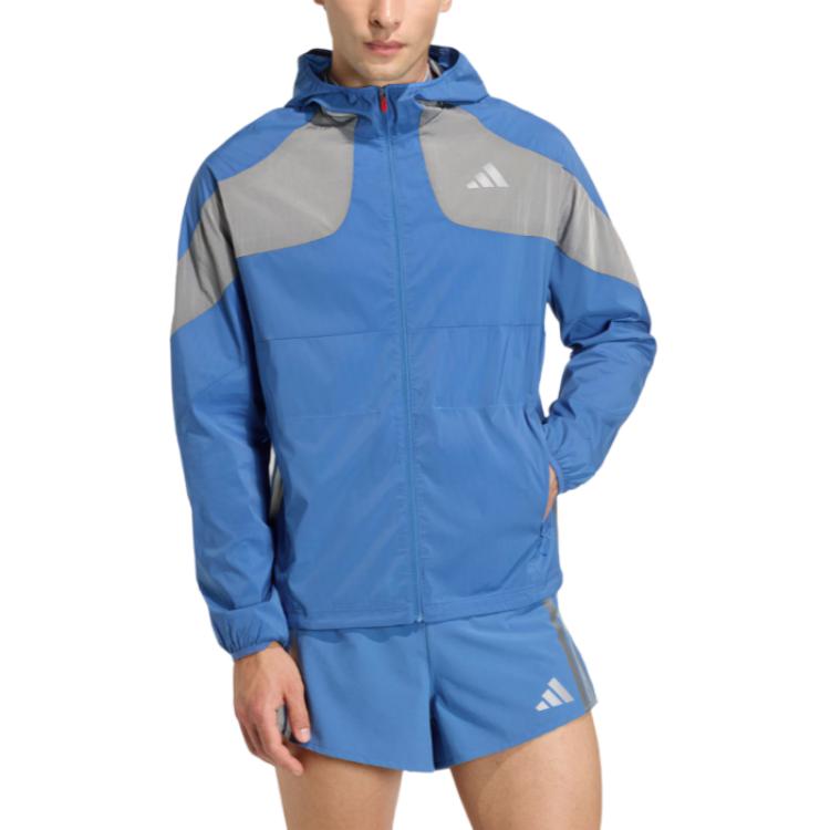 Куртка для бега Adizero FW25 EKIDEN мужская Adidas, синий — фото 3