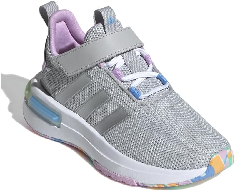 Кроссовки adidas Kids Racer Tr23, серый/лиловый — фото 2