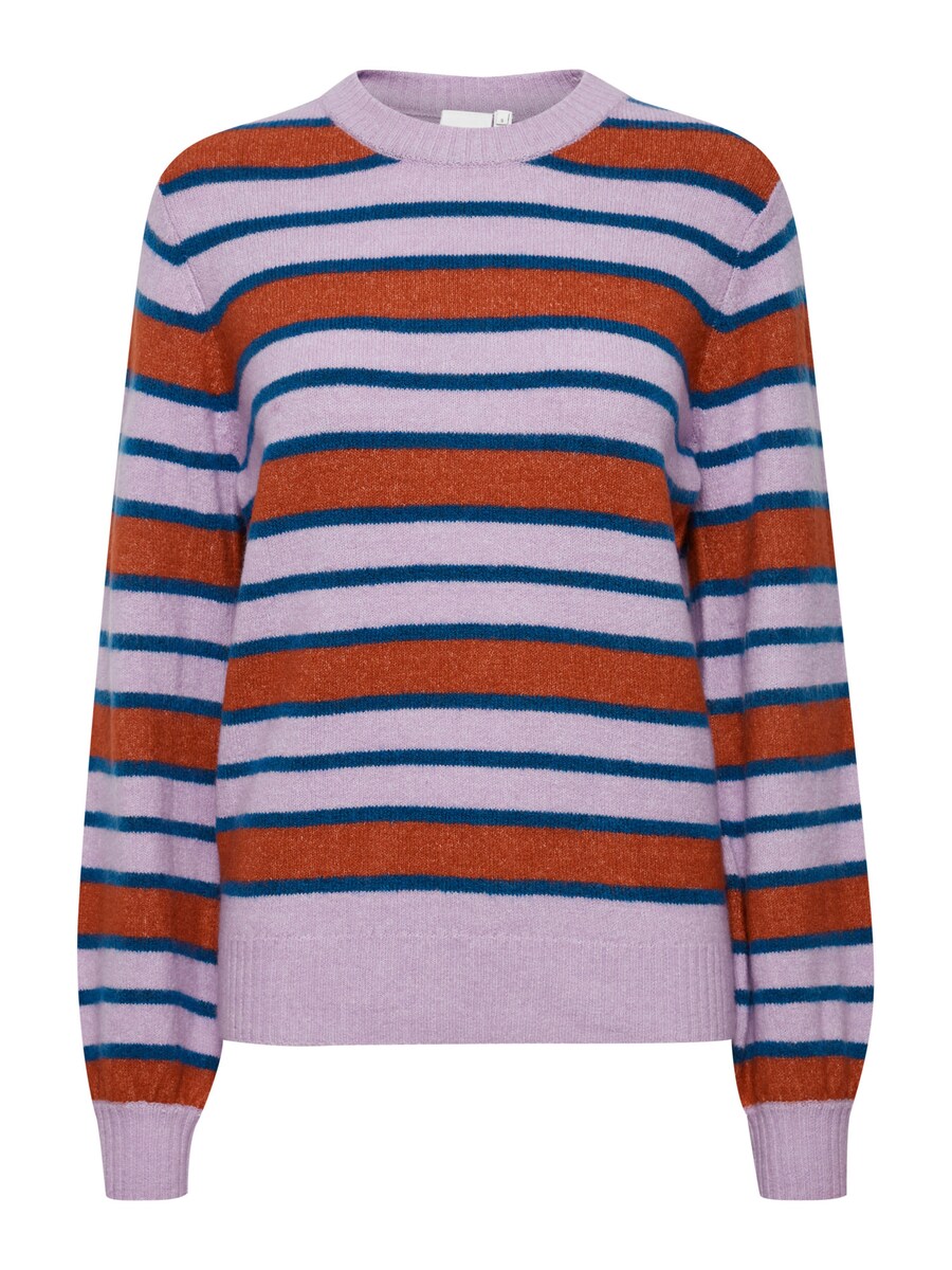 

Тонкий вязаный свитер ICHI Sweater Eden, фиолетовый