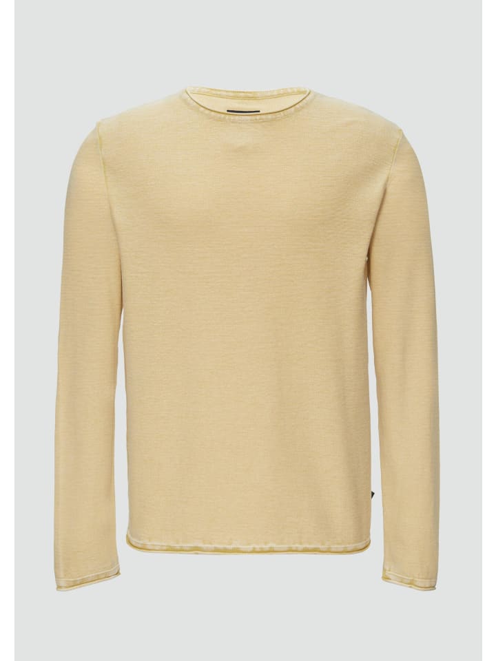 

QS Вязаный свитер 1602_светло-желтого цвета