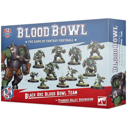 

Миниатюра Games Workshop Blood Bowl: Black Orc Team - Thunder Valley Greenskins