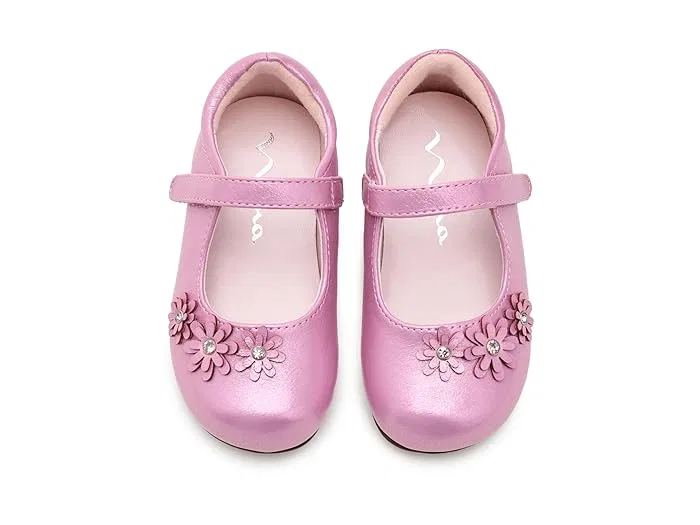 Туфли с цветочным аппликациями Daisy Nina Kids, Light Pink — фото 3