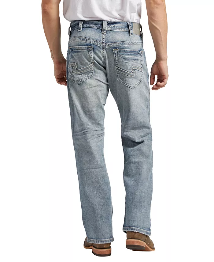 

Мужские джинсы Gordie Relaxed Fit Straight Leg Silver Jeans Co., синий