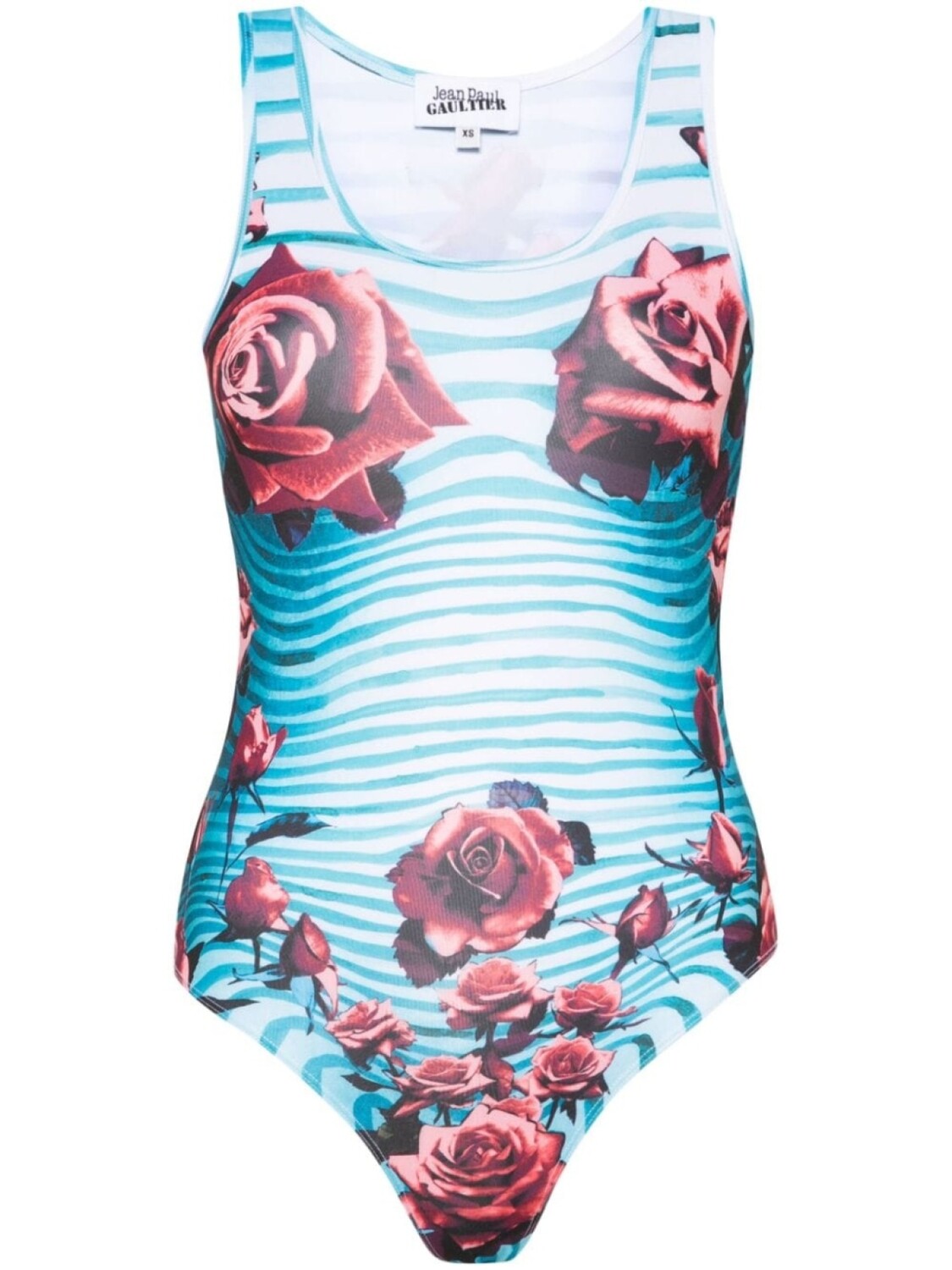 

Боди The Flower Body Morphing Jean Paul Gaultier, синий