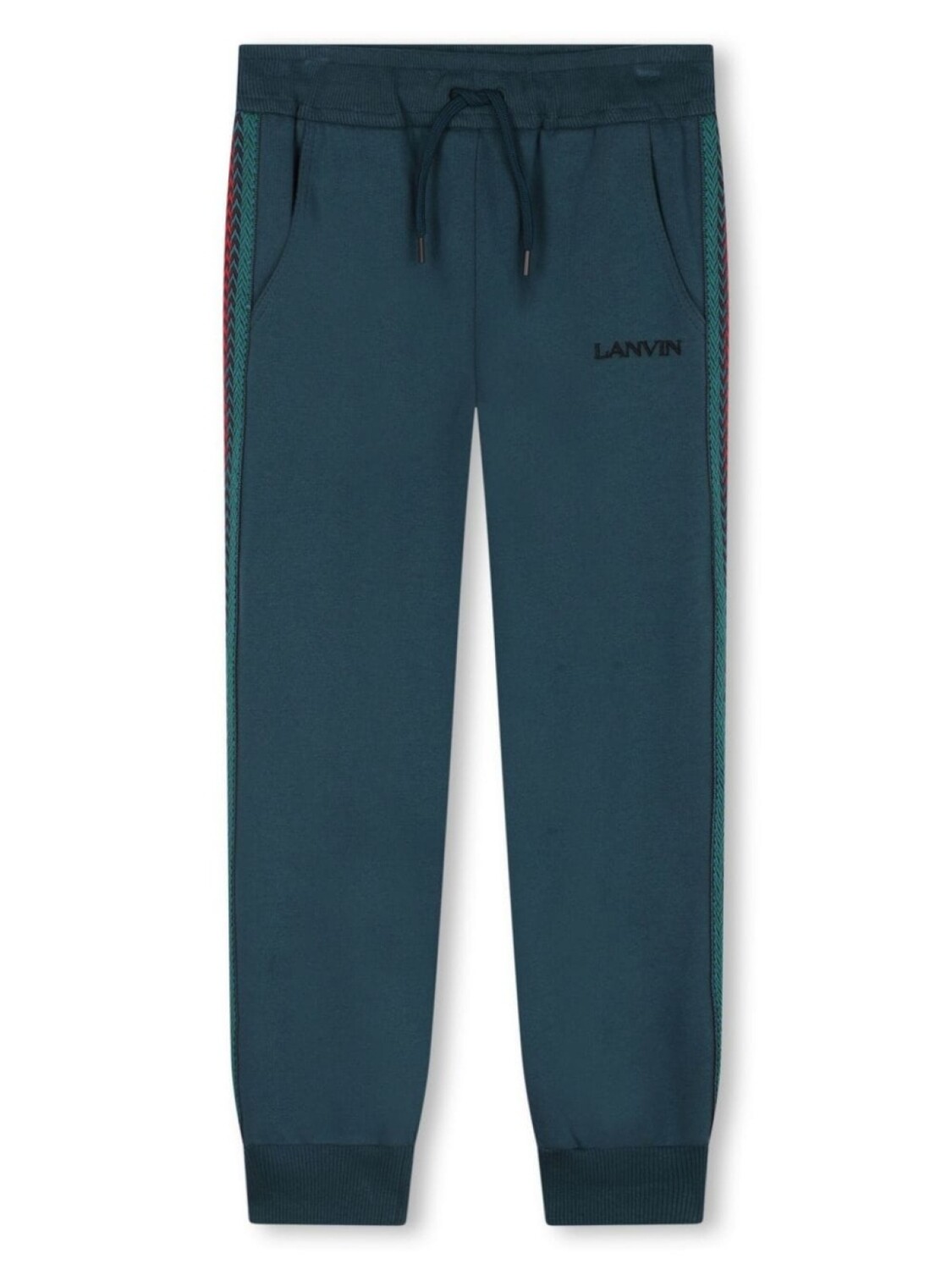 

Lanvin Enfant спортивные брюки с контрастными полосками, синий